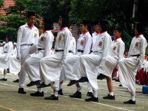 Kegiatan ekstrakurikuler siswa dengan berbagai macam aktivitas kreatif